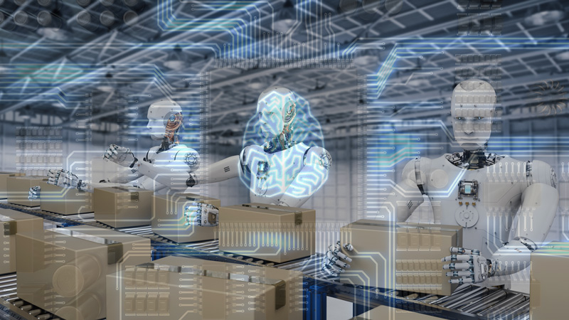 Produktion: Einsatz von Robotern