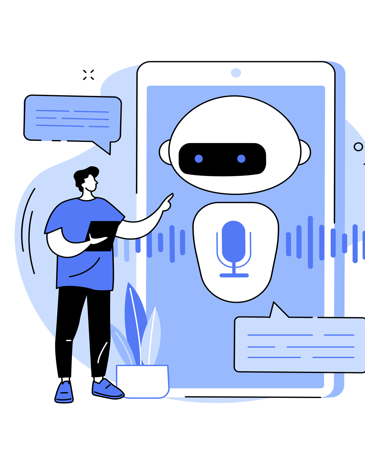 Sie Fragen den KI Chatbot